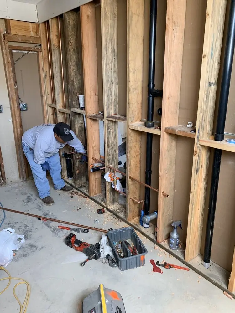 Commercial rough-in plumbing for Gas Line Repair in Oklahoma City